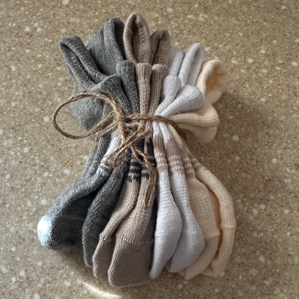 adidas Gray and Cream Casual Socks